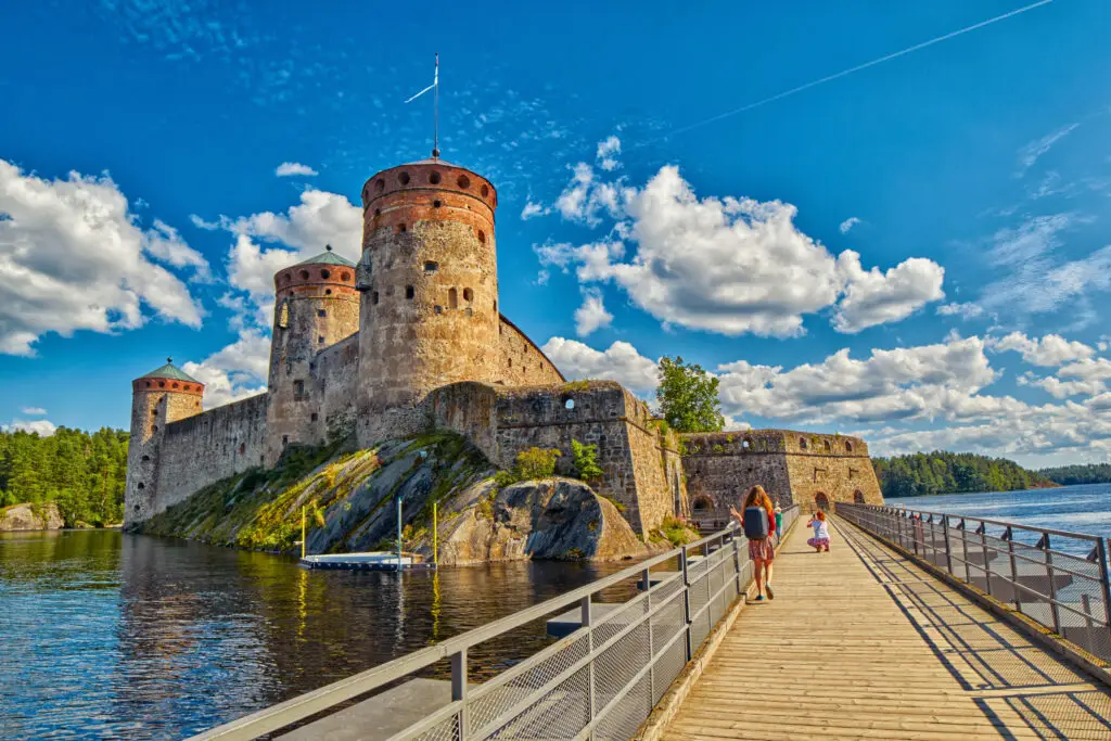 Olavinlinna Castle, Savonlinna, Finland.