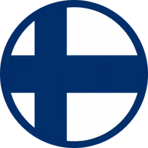Finland Flavicon Icon representing Finnish cross on blue background for Finland Private Tours website
